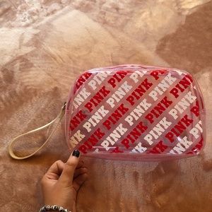 Victoria’s secret pink cosmetic bag